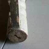 Old wooden sofa-bedside tip turned