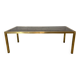 Bronze and smoked glass coffee table, 1970