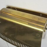 Scandinavian wall lamp in golden brass