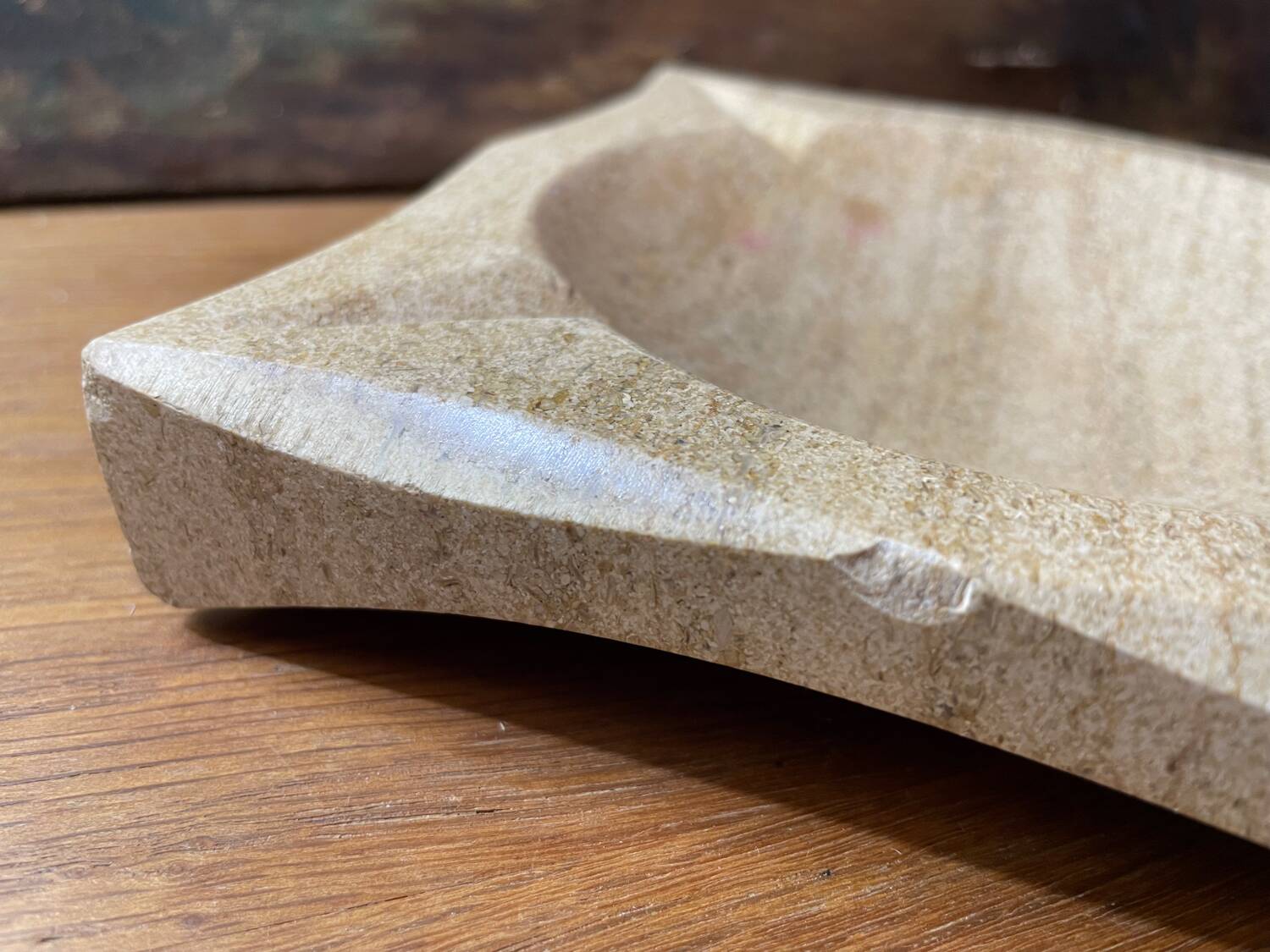 Polished bolster ashtray