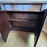 Mahogany and mahogany veneer sideboard