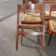 Série de 6 chaises en Pao Rosa vers 1950-60