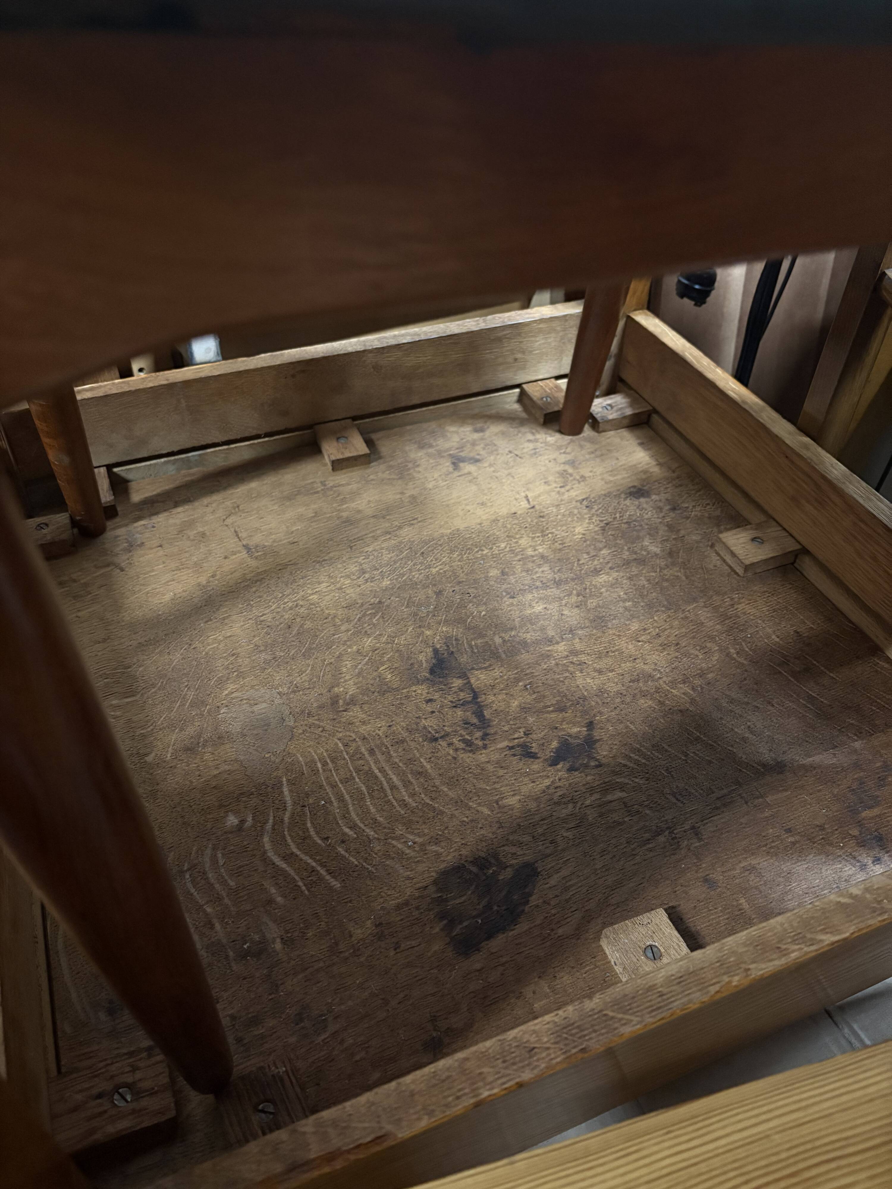 vintage square 60's coffee table