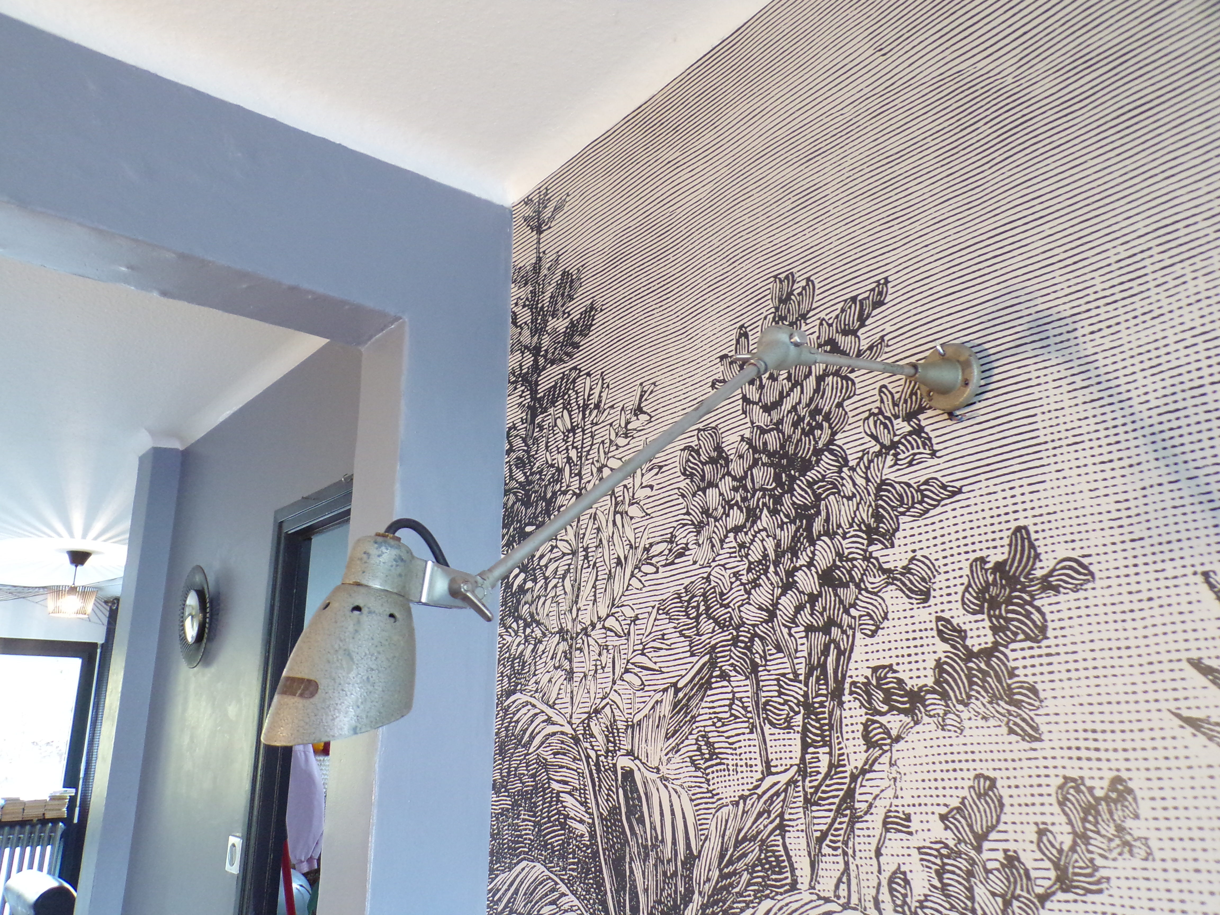 Pfaff articulated gallows lamp