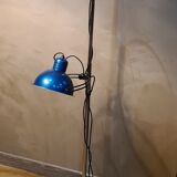 Lampadaire réglable en métal bleu