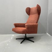 Swivel armchair from Eastern Europe by Drevotvar, Czechoslovakia, 1970s.