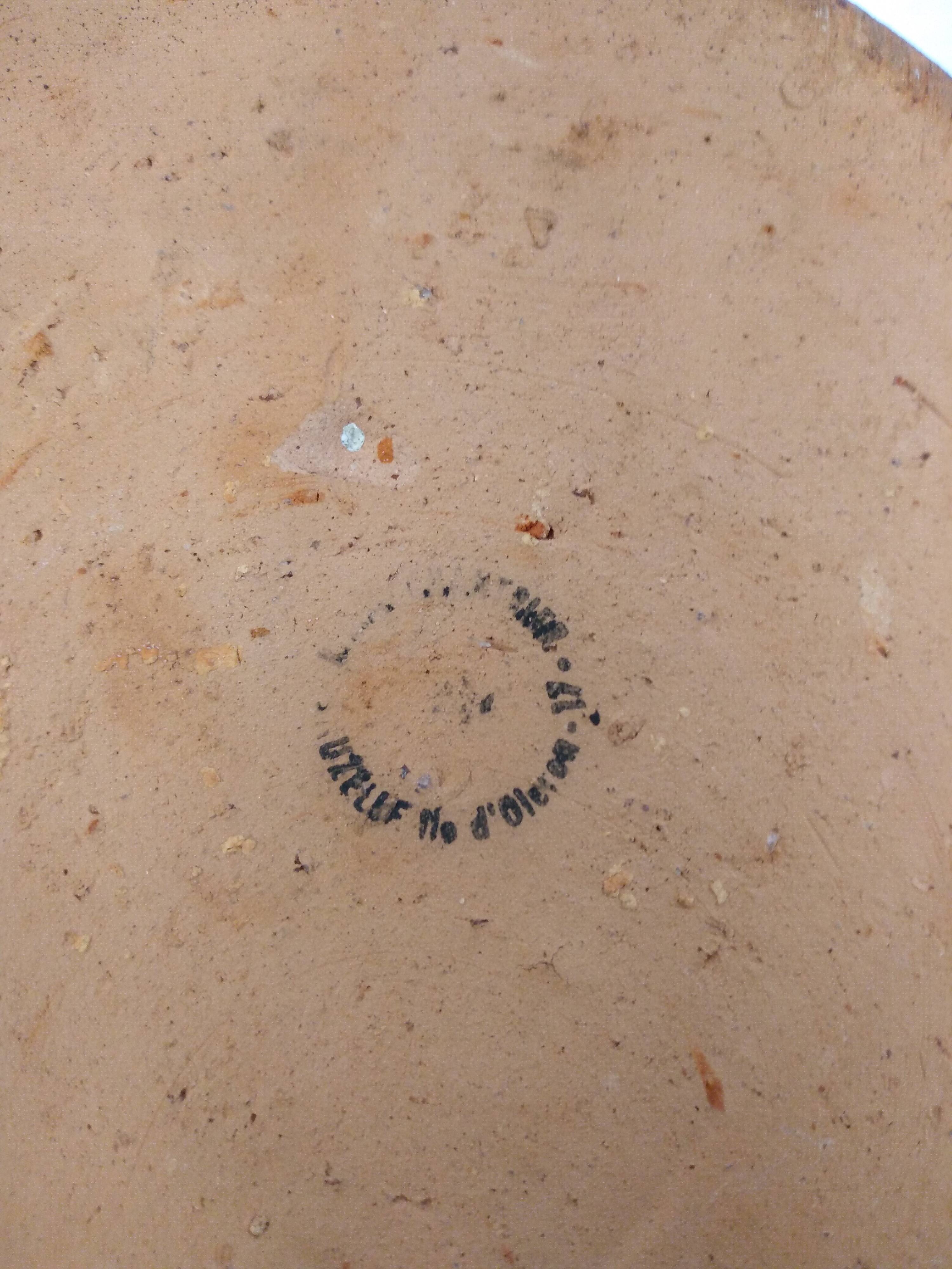 Vintage teapot signed RLM Chantier Island of Oléron