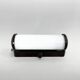 Bakelite and Milk Glass Wall Lamp, Czechoslovakia, 1950's