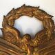 Miroir en bois sculpté doré 52x93cm