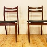Pair of Scandinavian chairs 60s