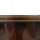 50s dresser, small sideboard wood brass