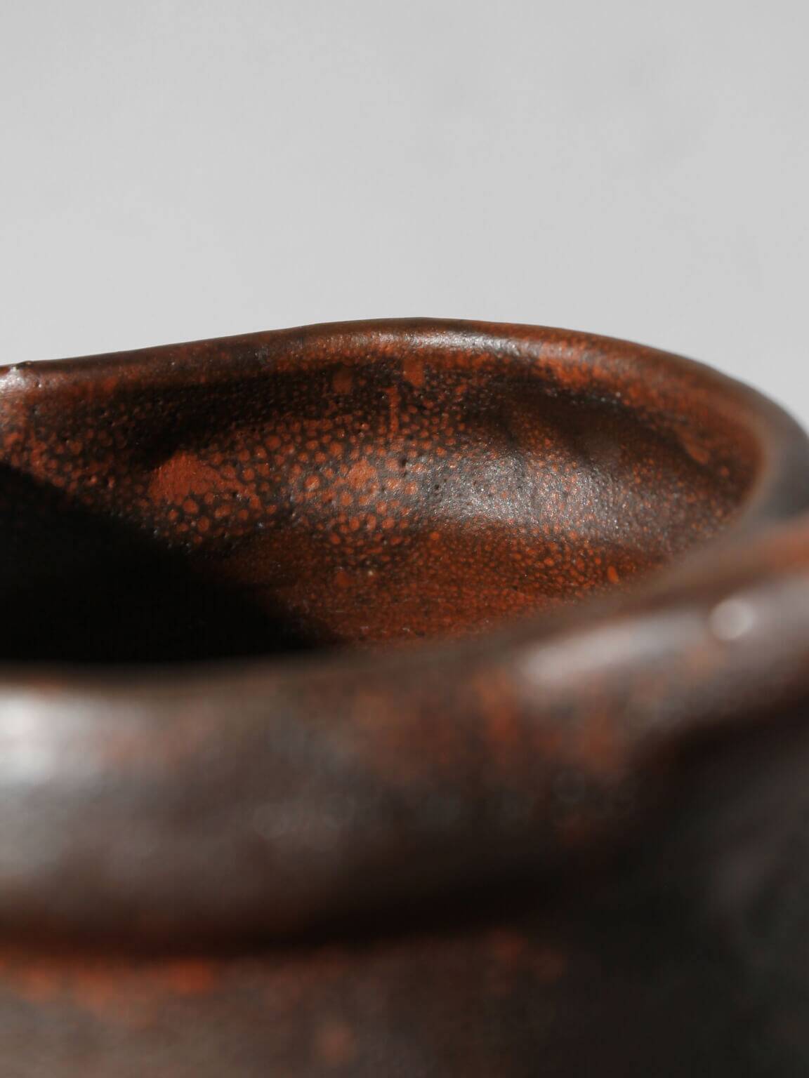Hartwig Heyne Dark Brown Rustic Jug, 1960s, Germany