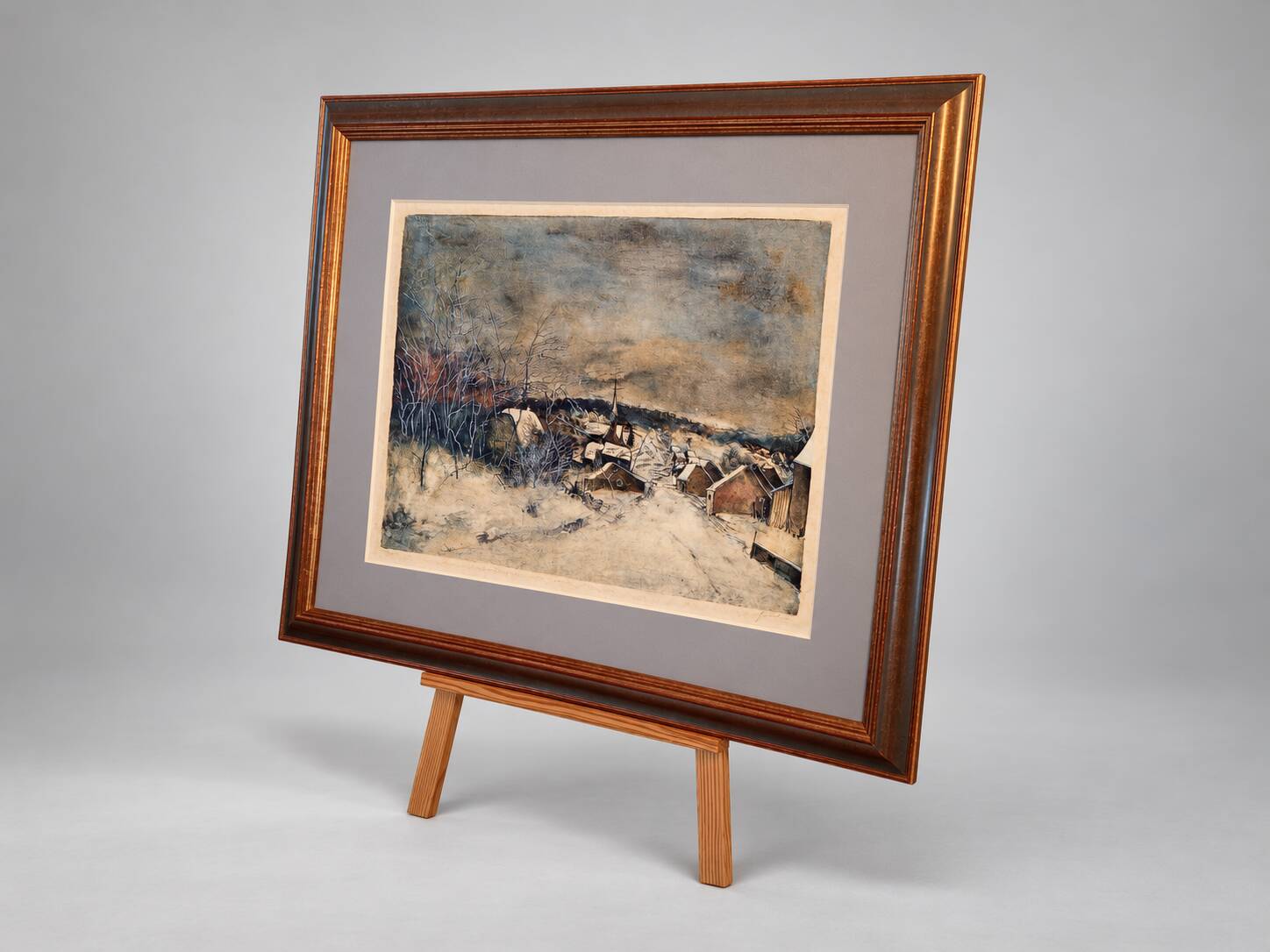 Bernard Gantner – Large lithograph signed and numbered 49/85