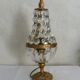 Lampe cristal et laiton