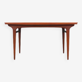 Teak table, Danish design, 1960s, designer Johannes Andersen