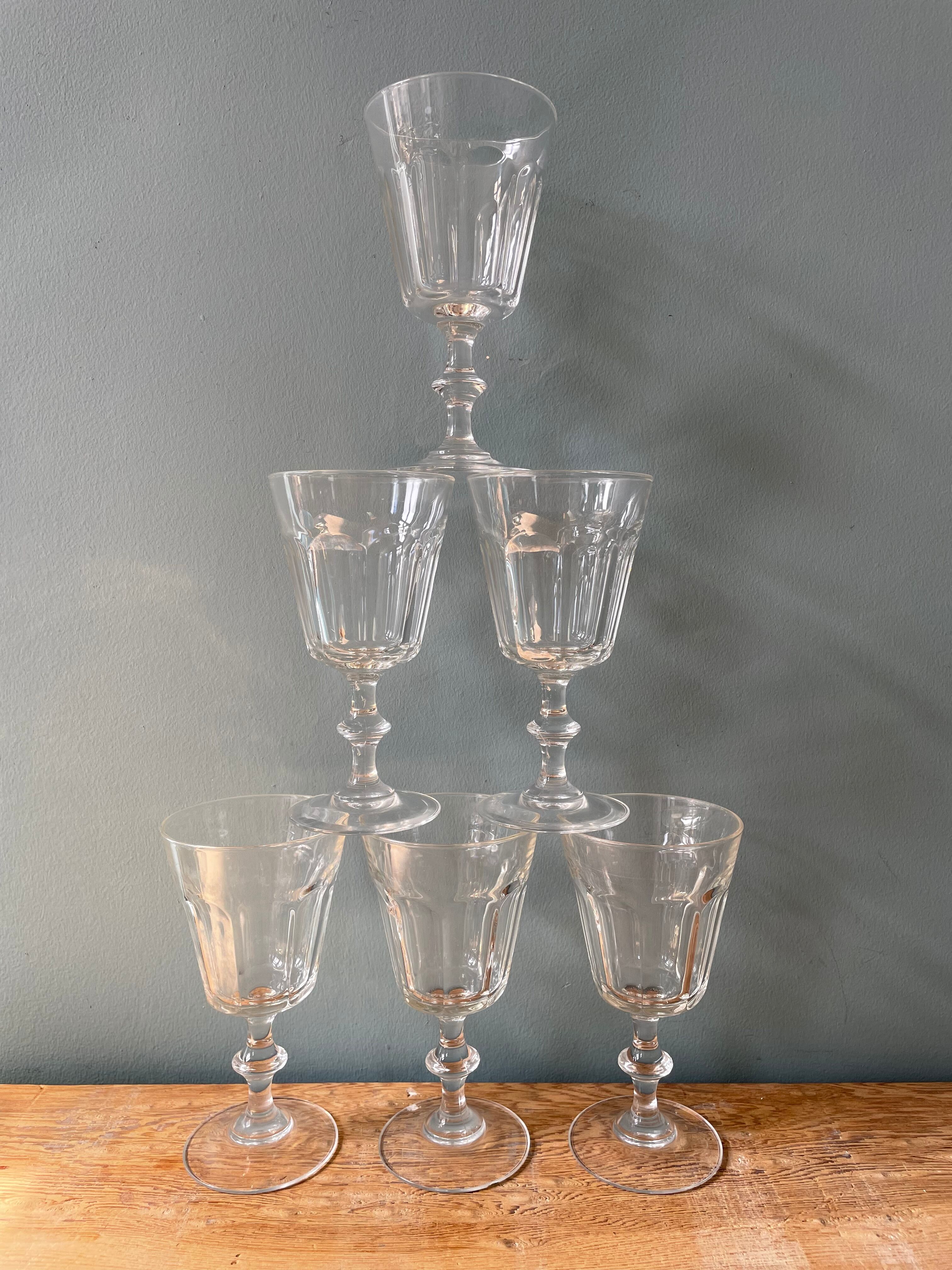 Lot de 6 verres à pieds Luminarc France