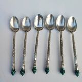 Indonesian silver teaspoons