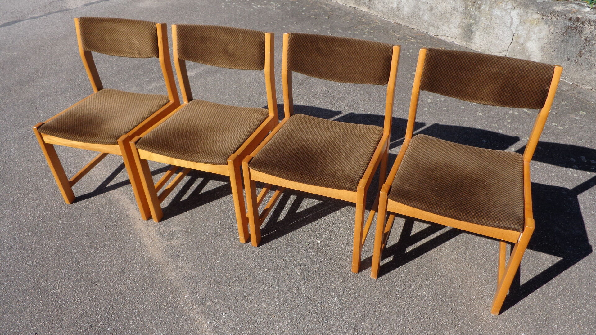 4 contemporary German chairs