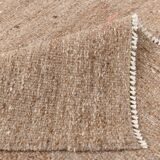 8x11 Bronze & Beige Ethnic Vintage Kilim Rug, 241x350Cm
