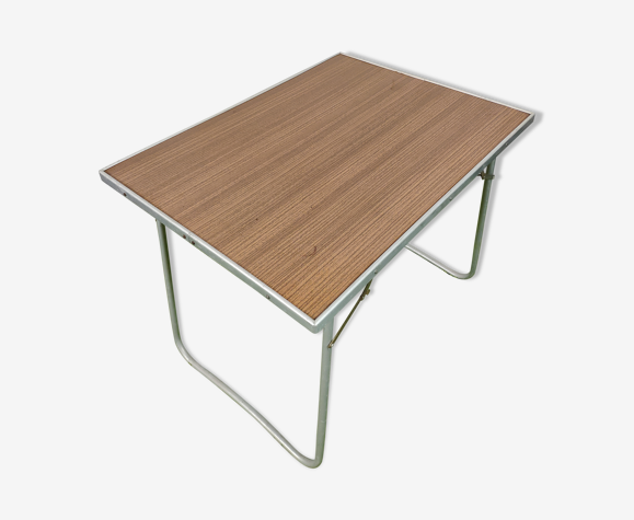 Table pliante camping rétro vintage bois | Selency