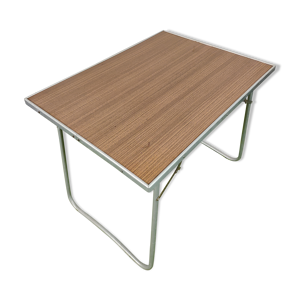 Table pliante camping rétro vintage