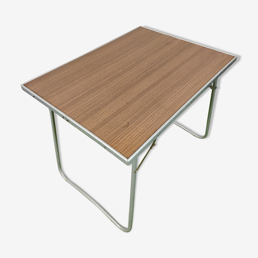 Table pliante camping rétro vintage bois | Selency