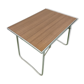 Table pliante camping rétro vintage bois