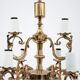 Brass chandelier, Poland, 1950s