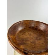 Grand plat en racine de thuya, Maroc, années 80, Ø70 cm
