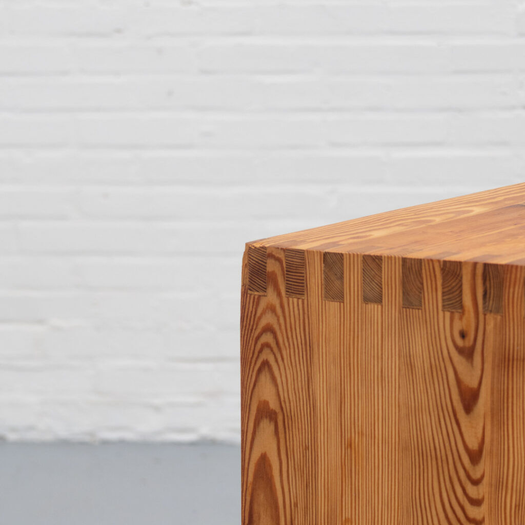 Pine dining table by Ate van Apeldoorn  1970s