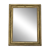 Miroir ancien , cadre doré, circa 1830