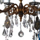 Pair of vintage italian chandeliers