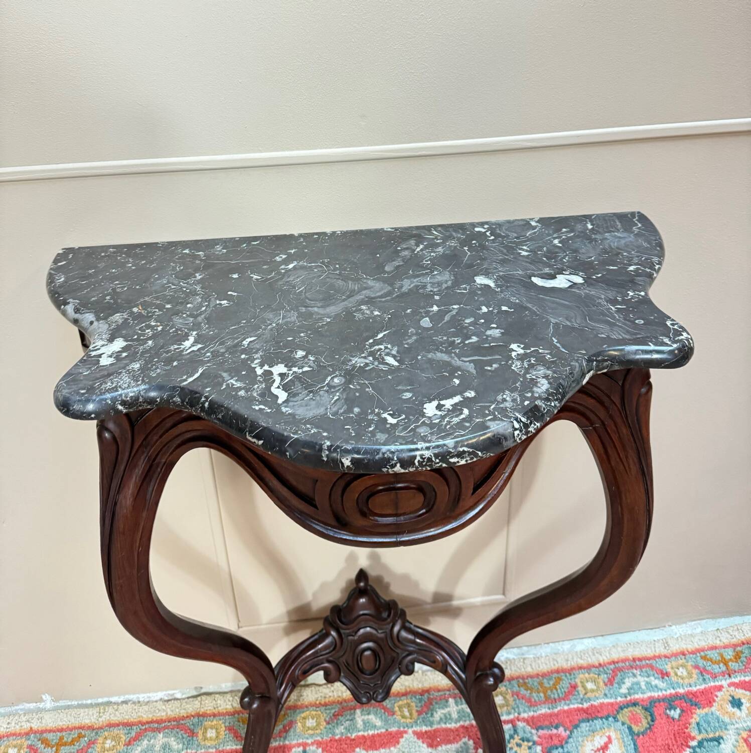 Mahogany Console from the Napoleon III Period, 19th Century