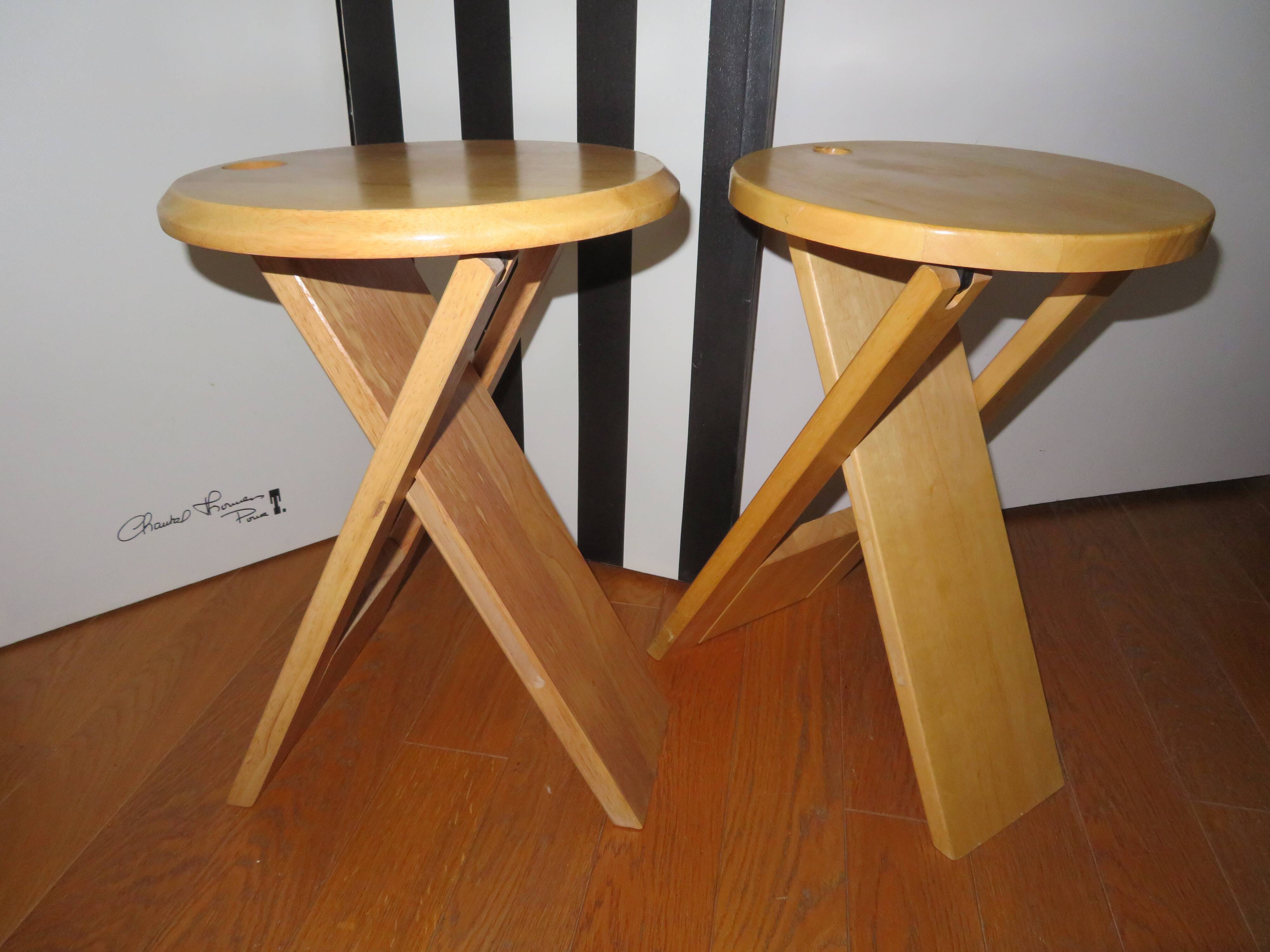 Stool model "Suzy" design Adrian Reed, solid wood
