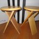 Tabouret modèle « Suzy » design Adrian Reed, bois massif