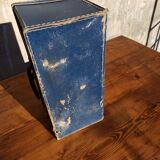 Set of 3 old cardboard suitcases