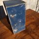 Set of 3 old cardboard suitcases