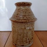 Sandstone box of La borne signed Bodin