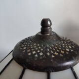 Set of two vintage tiffany style ceiling lights