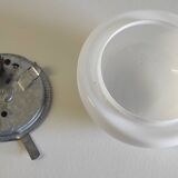 20 cm opaline globe ceiling or wall light - mid-20th century