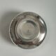 Vintage silver cup with a glass interior.