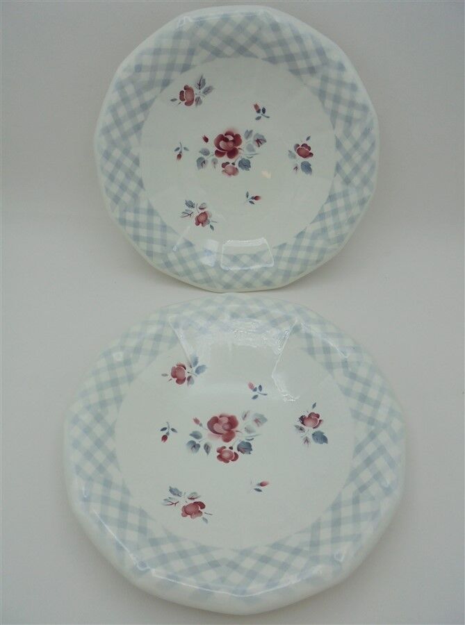 Duo d'assiettes Digoin-Sarreguemines