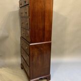 Georgian Revival tallboy chest on chest