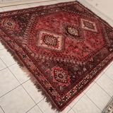 Handmade Persian Shiraz rug 292x220cm