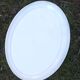 Metal enamelled plate