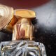 2 perfume bottles