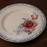 Set of 9 plates Sarreguemines Digoin and Moulin des Loups