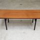 Metal and wood coffee table, former Czechoslovakia 1970