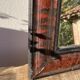 Mirror Louis Philippe period 46x39 XIXth old black brown