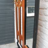 Vintage coat rack with bench and mirror 1960